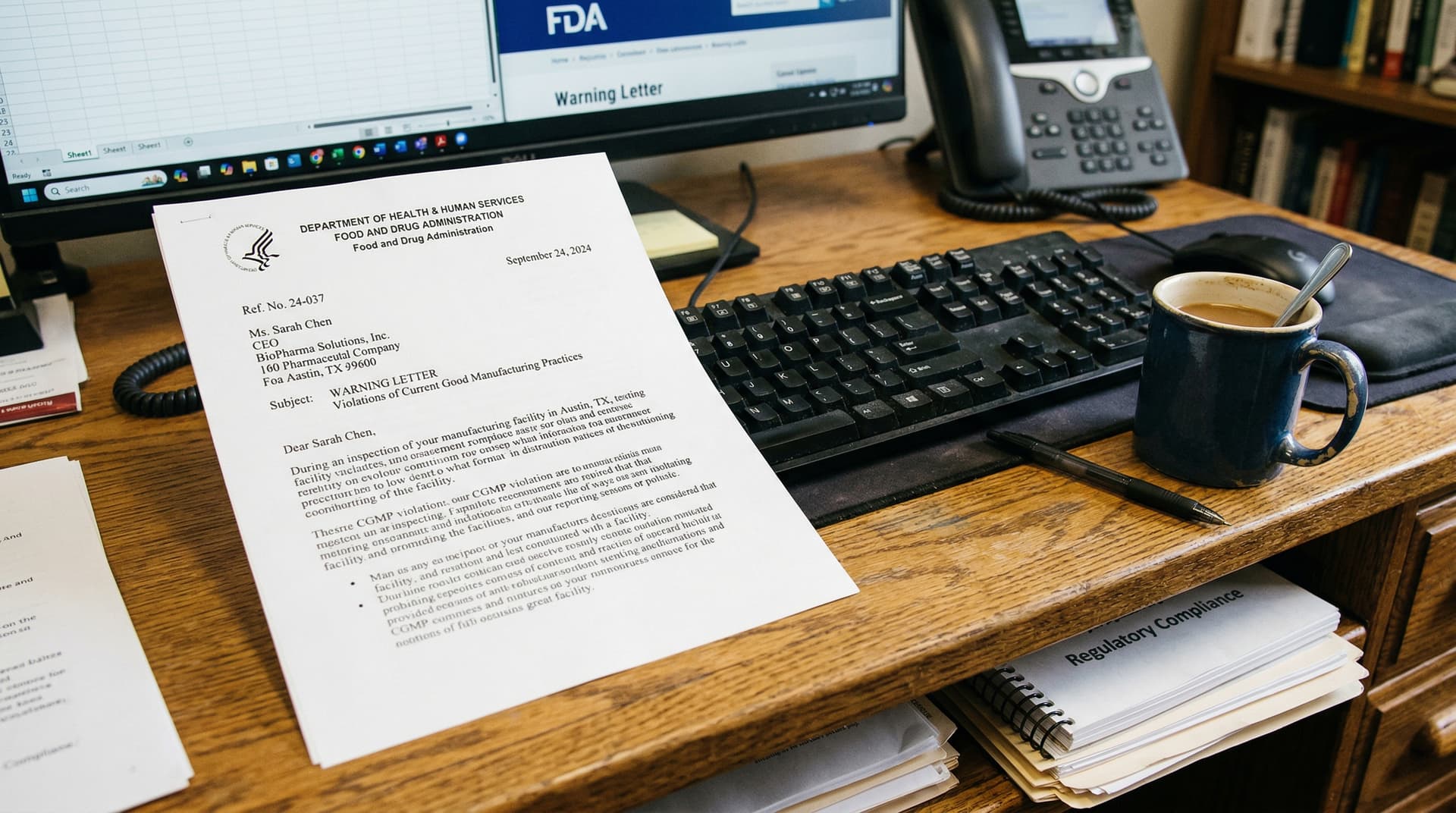 FDA safety warning alert for GLP-1 medications